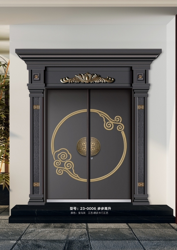 23-0006-輕奢美墅門